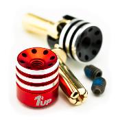 UK-Heatsink bullet plugs - 4MM 1UP RACING