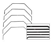 Set de barre-anti-roulis arrières (1/1.1/1.2/1.3/1.4mm) B7/B7D TEAM-ASSOCIATED