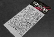 UK-Vinyl stencil 'Electronic Circuit' BITTYDESIGN