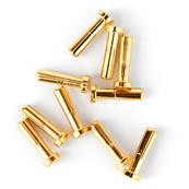 UK-Connector : 4.0mm gold Bullet plated Male plug (10pcs) BEEZ2B