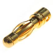 UK-Connector : 4.0mm gold plated Male plug (10pcs) BEEZ2B