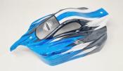 UK-Carrosserie VSE Bleu/Blanc/Gun Métal peinte pour VSE HOBAO RACING