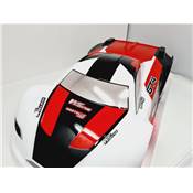 UK-GT4 Body painted (Red/white) 1mm with wing BLITZ