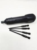UK-Mini Hurricane BLACK Screwdriver - with bits WS-LINE