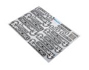 UK-Factory Pre-Cut Decals (coloris au choix) 1UP-RACING