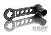UK-1/8 Off-Road Flywheel/Wheel Nut Multi-Tool HUDY