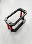 UK-Carbon steering servo mount RED for EB48 2.X / ET48 2.X WS-LINE