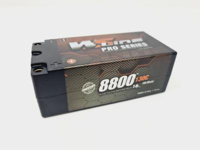 UK-Accu Lipo Shorty 8800 mAh 130C 7.6V HV pk 5mm - WS-LINE