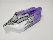 UK-EB48 2.0 WHITE/SILVER/PURPLE BODY PAINTED FOR EB48 2.0 - 2.1 TEKNO-RC