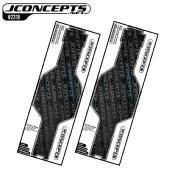 UK-RC10 - Precut Chassis Protective Sheet (2) J-CONCEPTS