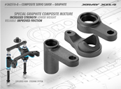 UK-Composite Servo Saver - Graphite X-RAY