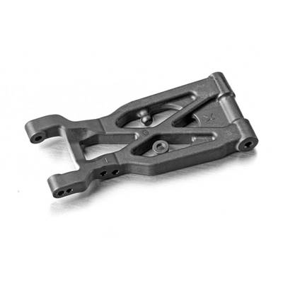 UK-Composite Long Suspension Arm Rear Lower Left - Graphite X-RAY