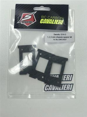UK-Carbon spacers 1-3mm rear pour S14-3 SWORKZ