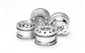 UK-On Road Racing Truck Wheels F/R (2Pcs Each) TAMIYA