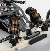 UK-RC10 1989 Stealth, Forged Carbon Fiber Front Shock Tower, Short – Blue JCONCEPTS