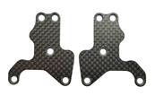 UK-RC8B3.2 FT Front Suspension Arm Inserts, carbon fiber, 1.2mm TEAM-ASSOCIATED