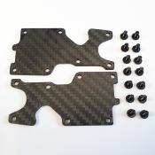 UK-3K Twill carbon Rear arm Cover 2.5mm S35-4 DONUTS RACING