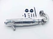 UK-Power Exhaust System Polished EFRA 2099 "Performance" Off Road SWORKZ