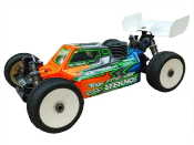 UK-Beretta body (clear) for Tekno NB48 2.1 (UPDATED VERSION) LEADFINGER RACING