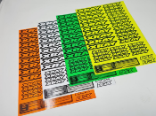 UK-Stickers XRAY - différents choice of colors WS-LINE