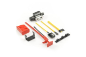 UK-SCALE 6-PIECE TOOL SET RED/YELLOW PAINTED FASTRAX