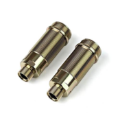 UK-Shock Body (for 122mm shocks, aluminum, low friction coating, 2pcs) TEKNO-RC