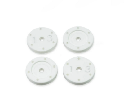 UK-Shock piston set (flat / flat, all 16mm shocks, 6x1.3, 4pcs) ET/NT48 2.2 TEKNO-RC