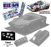 UK-1/10 Bodyshell Lancia Stratos ROTHMANS, 190mm (unpainted) TEAM C