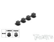 UK-CNC Machined Derlin Arm Mount Insert ( For Mugen MBX8R C & D Mount ) Type C 4pcs. T-WORKS