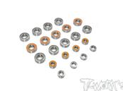 UK-Precision Ball Bearing Set ( For Kyosho MP9E ) 22pcs. T-WORK'S