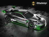 UK-P-GT3R 1/10 GT 190mm body Clear BITTYDESIGN