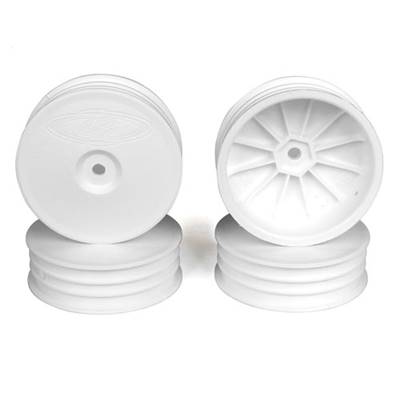 UK-Slim Speedline 2.2 1/10 Buggy Front Wheels (TLR 22 3.0-4.0) (White)  D.E RACING