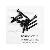 UK-M3x20 Cap Screw Steel 12.9 (10) DONUTS RACING