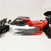 UK-Painted body ST-4 Falcon red/aluminium for S35-4E SWORKZ