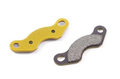 UK-HYPER 9/VS2 PERFORMANCE BRAKE PADS (YELLOW) HOBAO RACING