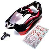 UK-HYPER SS PRINTED BODYSHELL - BLACK HOBAO RACING