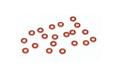UK-Aluminum washer 3x6x1.0mm (orange/20pcs) HB RACING