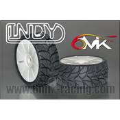 UK-Tires "INDY" rally-game glued on rims (2) 6-MIK