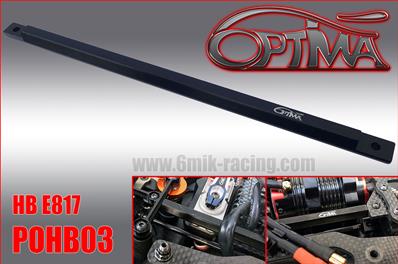 UK-Front Monoblock and Hexagonal Chassis Stiffener for HB E817 OPTIMA