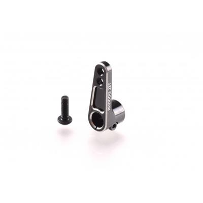 UK-Aluminium Offset Servo Horn 23T Black RUDDOG