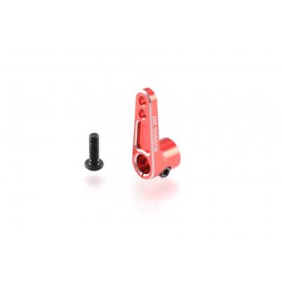 UK-Aluminium Offset Servo Horn 25T Red RUDDOG