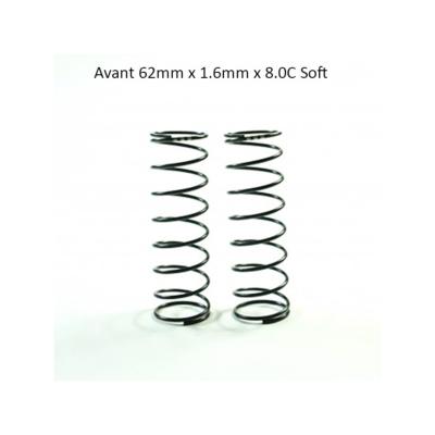 UK-1/8 Series Black Competition Shock Spring (US2-Dot) (62X1.6X8.0) (2) SWORKZ