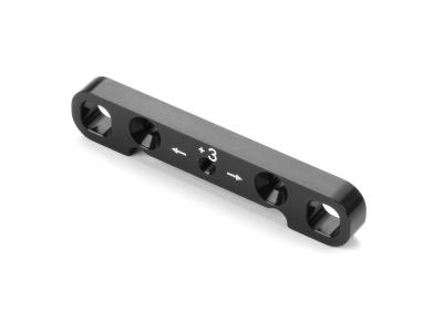 UK-Alu lower suspension holder for HS bulkhead - wide - front/front XB4 X-RAY