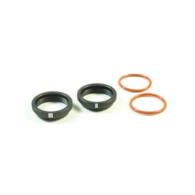 UK-BBS System Shock Spring Adjust Nut (BK) (2PC) SWORKZ