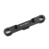 UK-Adjustable Hinge Pin Brace (rear outer, LRC -1.0, toe +1.0, 7075 CNC, gun metal anodized, EB/NB/ET/NT/SCT) TEKNO-RC