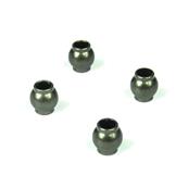 UK-Pivot balls (5.8mm, no flange, brake/steering linkage, aluminum, 4pcs) TEKNO-RC