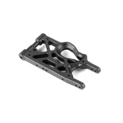 UK-Composite suspension rear arm LSM left graphite X-RAY
