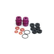 UK-Purple Alloy Shock Seal Housing (pr) SCHUMACHER