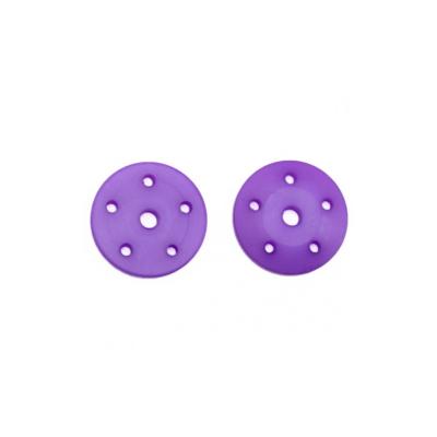 UK-16mm CONICAL SHOCK PISTONS PURPLE (5x1.5mm) (2pcs) ULTIMATE RACING
