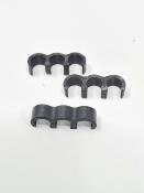 UK-3 Carbon cable fixing jumpers for 12AWG "TEKIN" (diam: 3.70mm) - 3 fils LR PROD